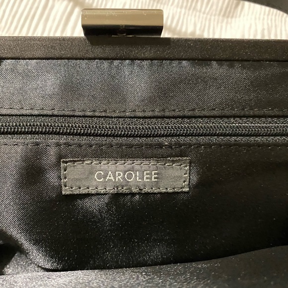 Carolee Beaded Embroidered handbag black & gray - Picture 5 of 7